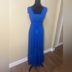 Free People Santa Maria Blue Maxi Dress